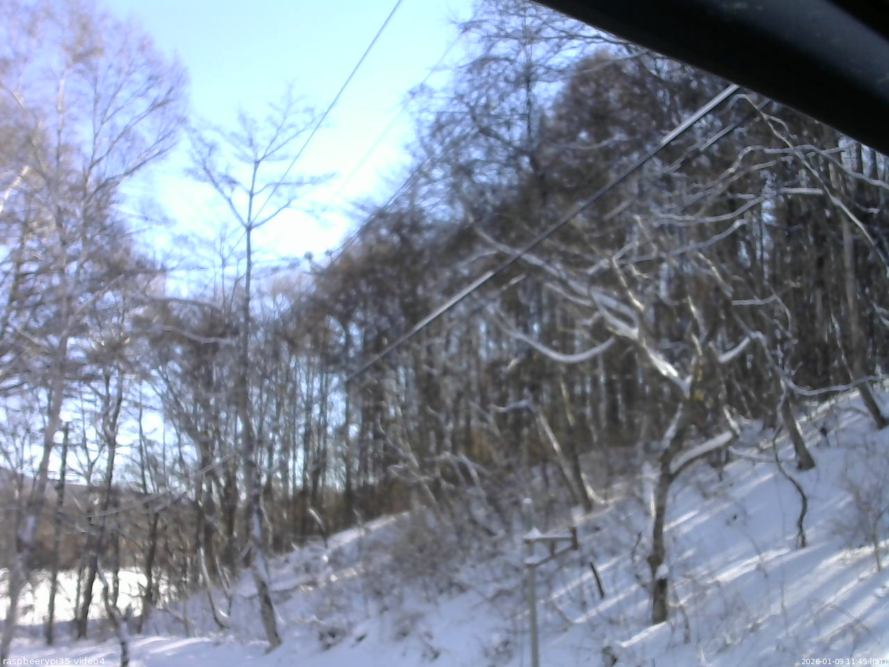 長野県菅平高原 ゆたか山荘 東側上空 2026/01/09 11:45