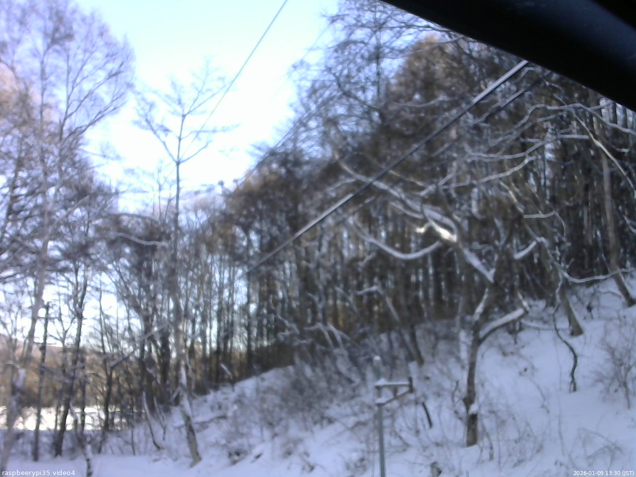 長野県菅平高原 ゆたか山荘 東側上空 2026/01/09 13:30