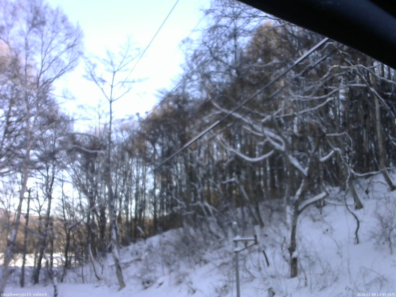 長野県菅平高原 ゆたか山荘 東側上空 2026/01/09 13:45