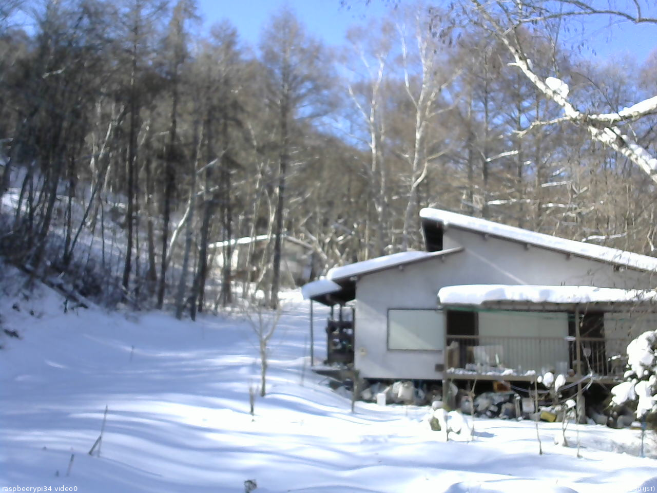 長野県菅平高原 ゆたか山荘 西側(坂上) 2026/01/10 11:30
