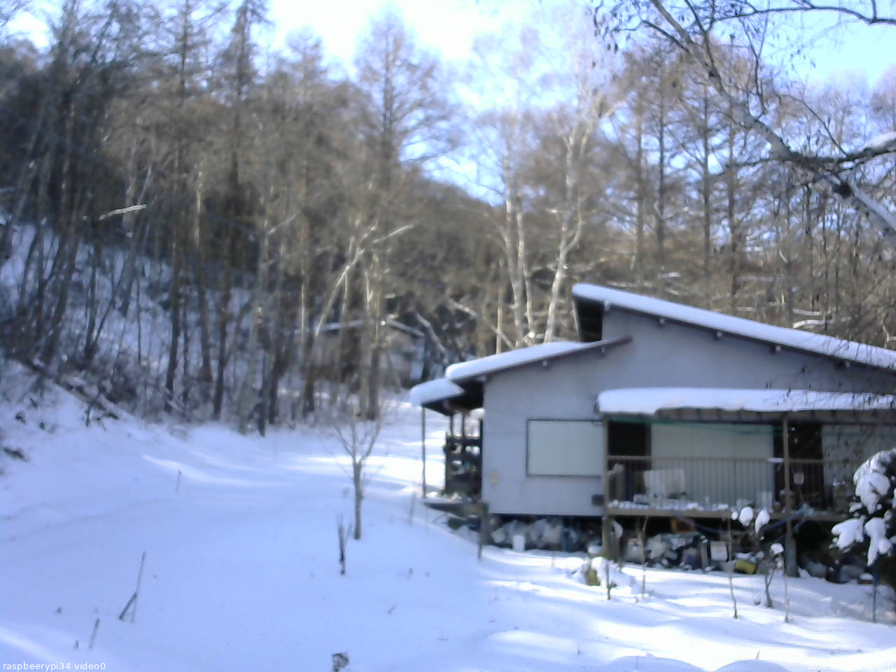 長野県菅平高原 ゆたか山荘 西側(坂上) 2026/01/10 13:30