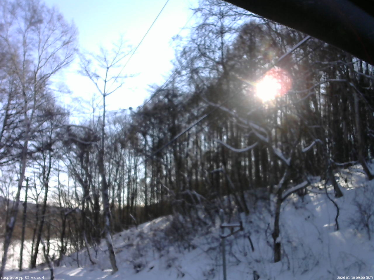 長野県菅平高原 ゆたか山荘 東側上空 2026/01/10 09:00