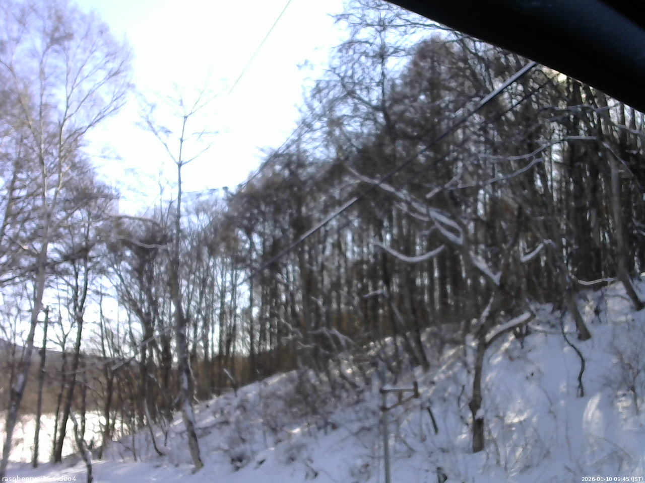 長野県菅平高原 ゆたか山荘 東側上空 2026/01/10 09:45