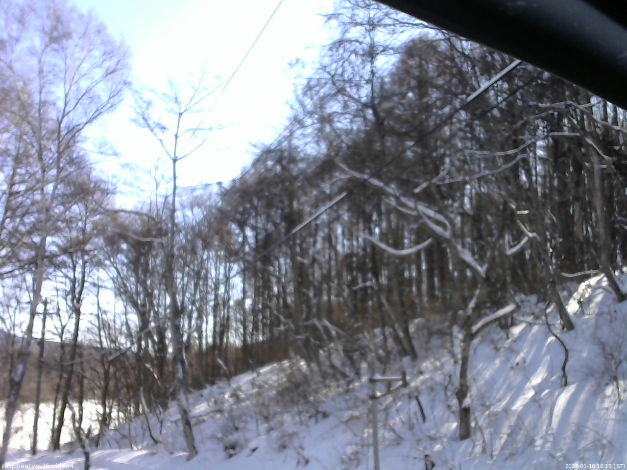 長野県菅平高原 ゆたか山荘 東側上空 2026/01/10 10:15