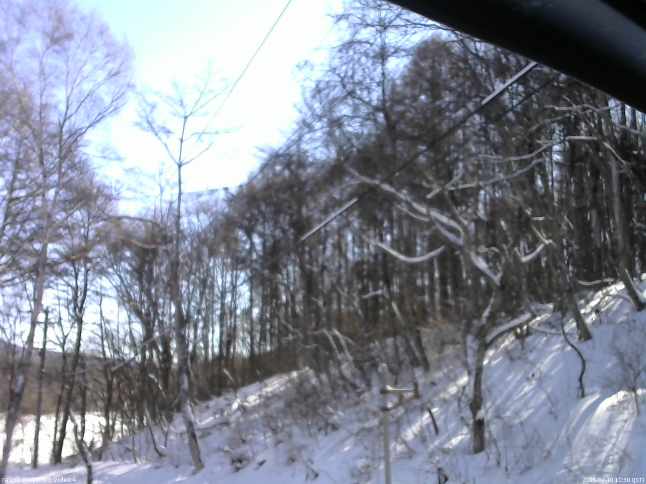 長野県菅平高原 ゆたか山荘 東側上空 2026/01/10 10:30
