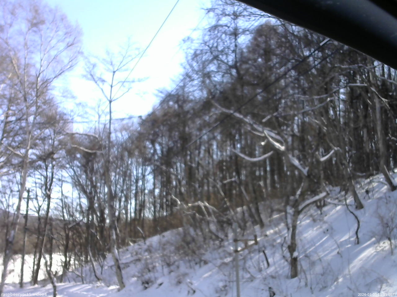 長野県菅平高原 ゆたか山荘 東側上空 2026/01/10 11:15