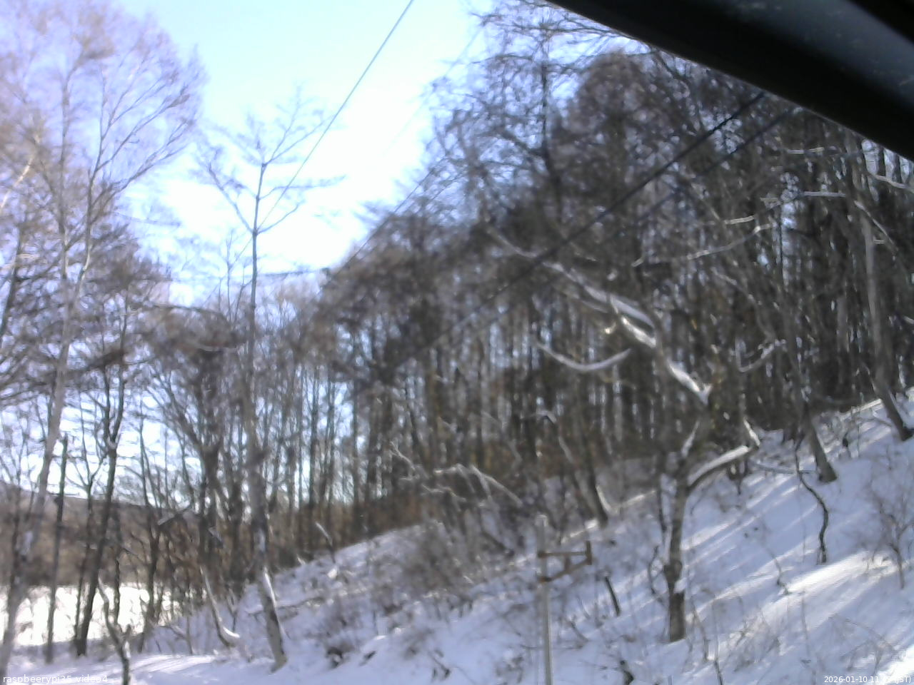 長野県菅平高原 ゆたか山荘 東側上空 2026/01/10 11:45
