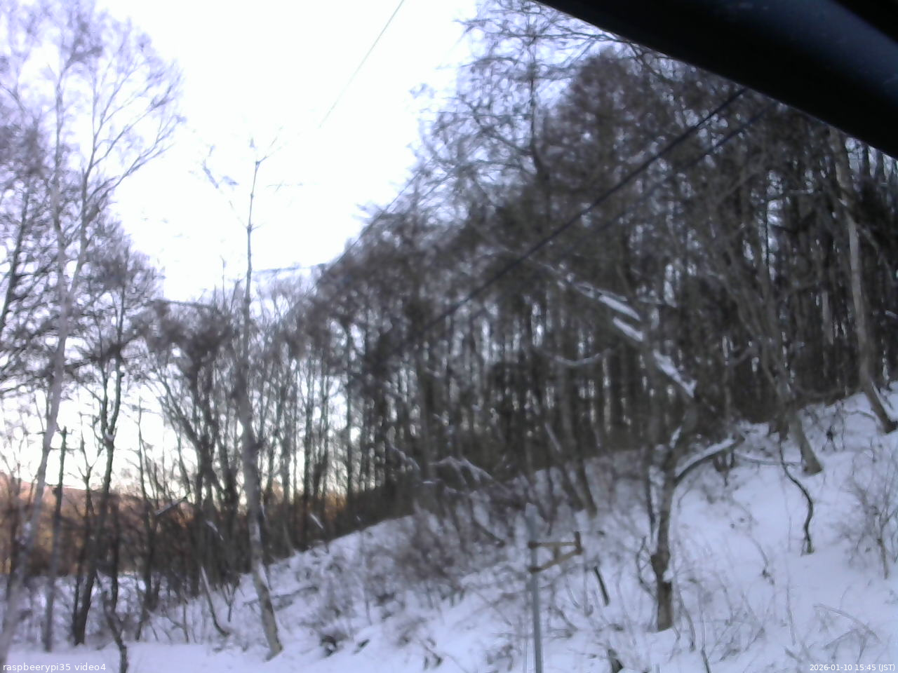 長野県菅平高原 ゆたか山荘 東側上空 2026/01/10 15:45