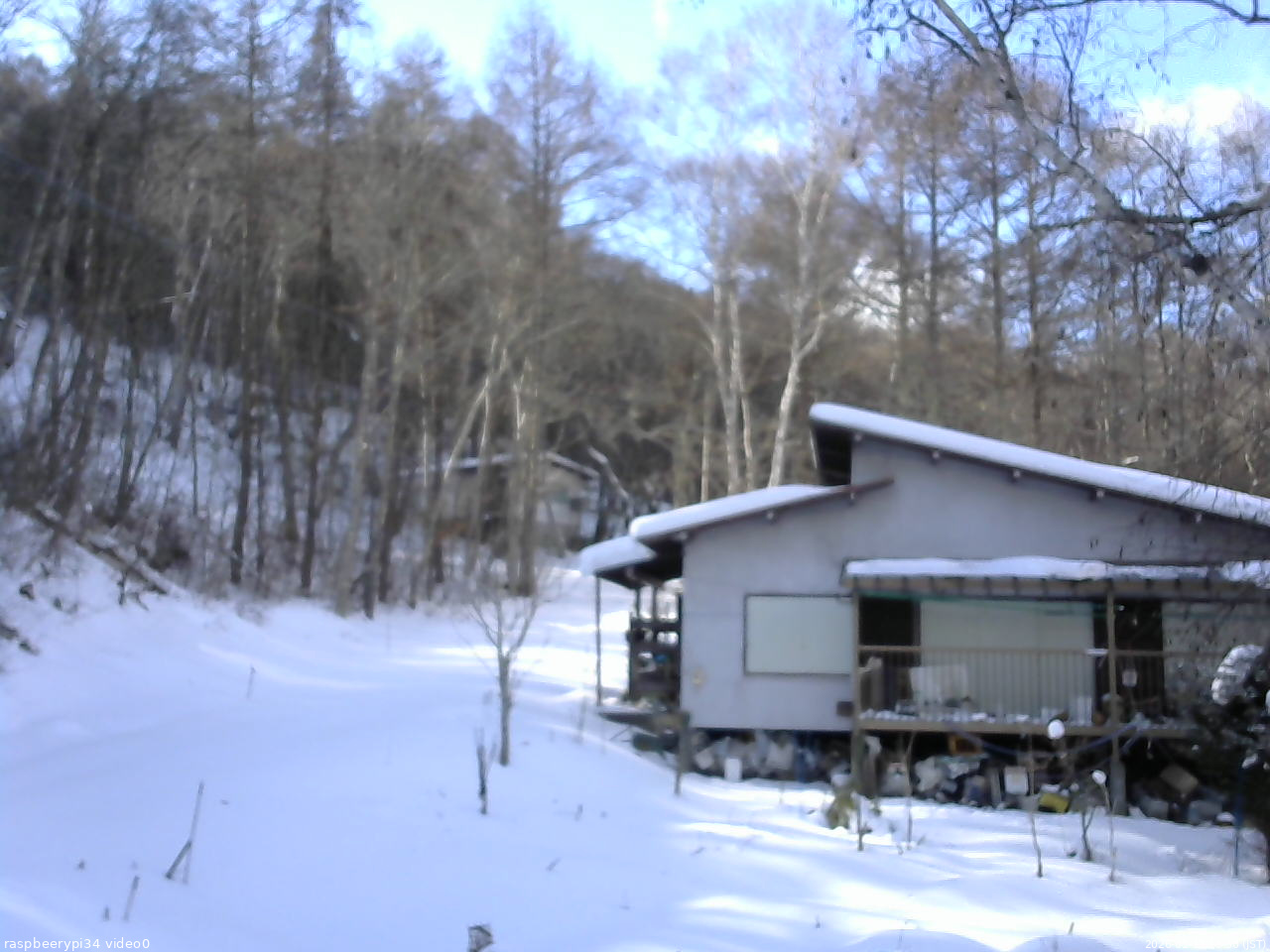 長野県菅平高原 ゆたか山荘 西側(坂上) 2026/01/11 13:30