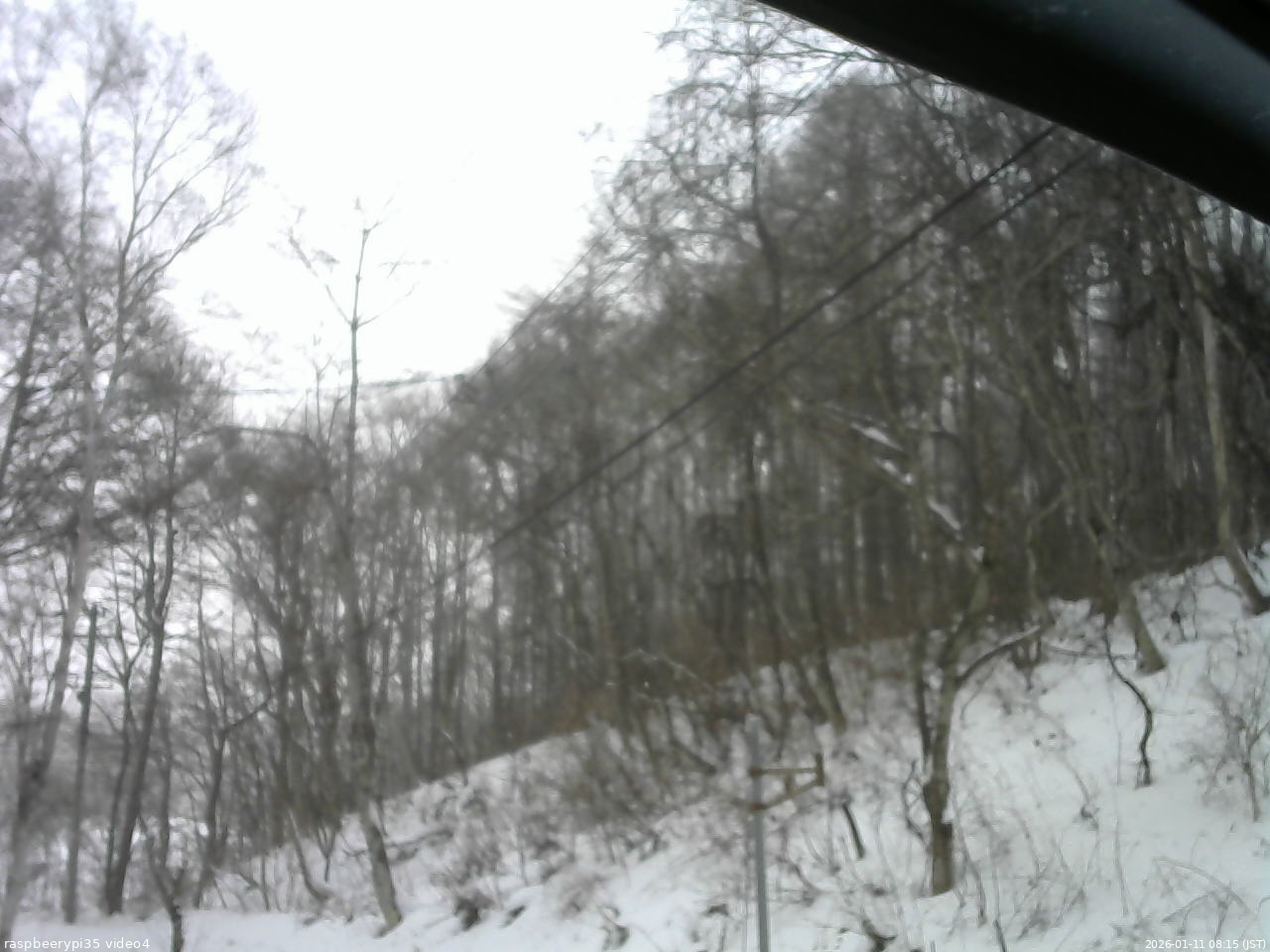 長野県菅平高原 ゆたか山荘 東側上空 2026/01/11 08:15