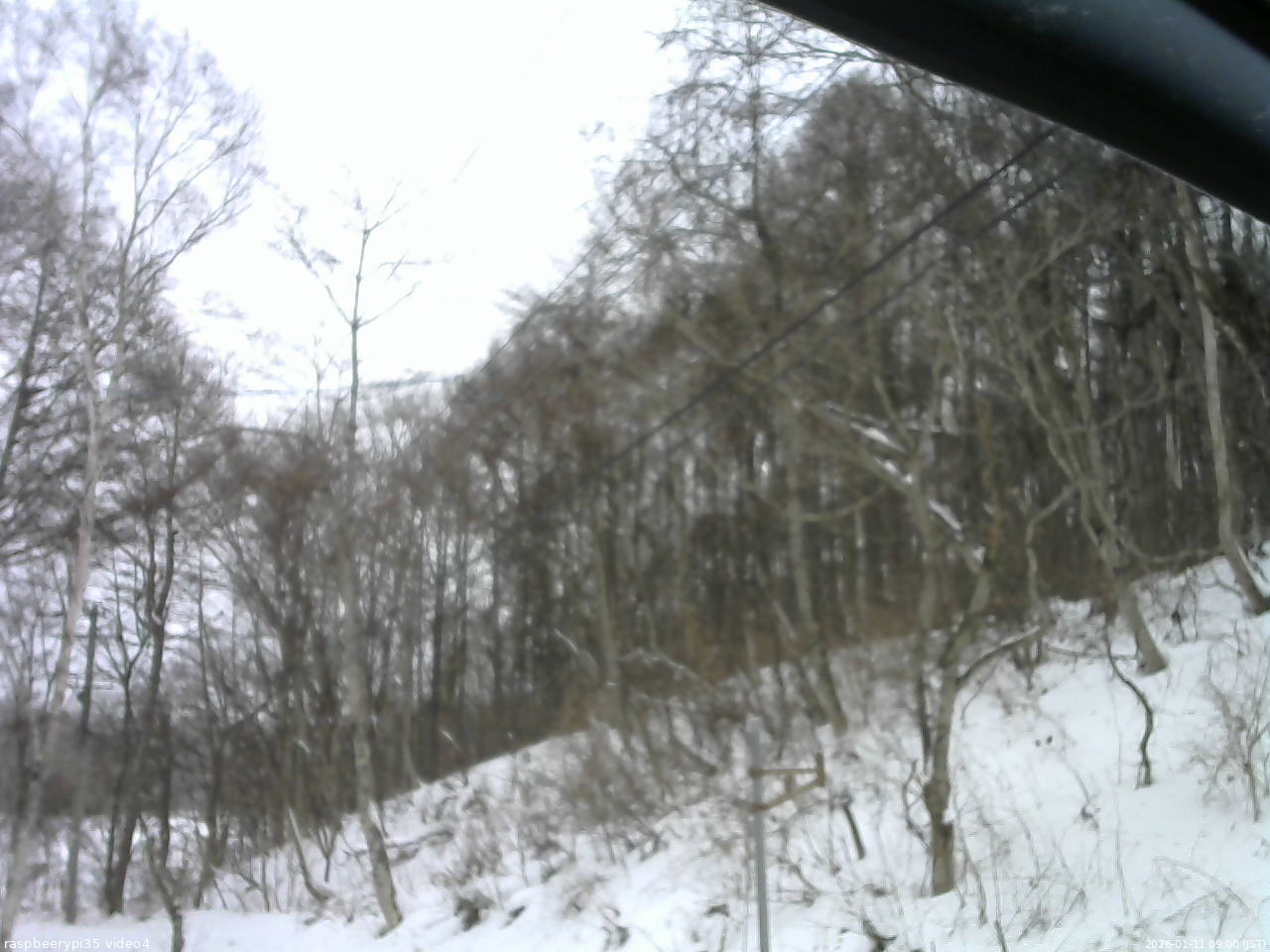 長野県菅平高原 ゆたか山荘 東側上空 2026/01/11 09:00