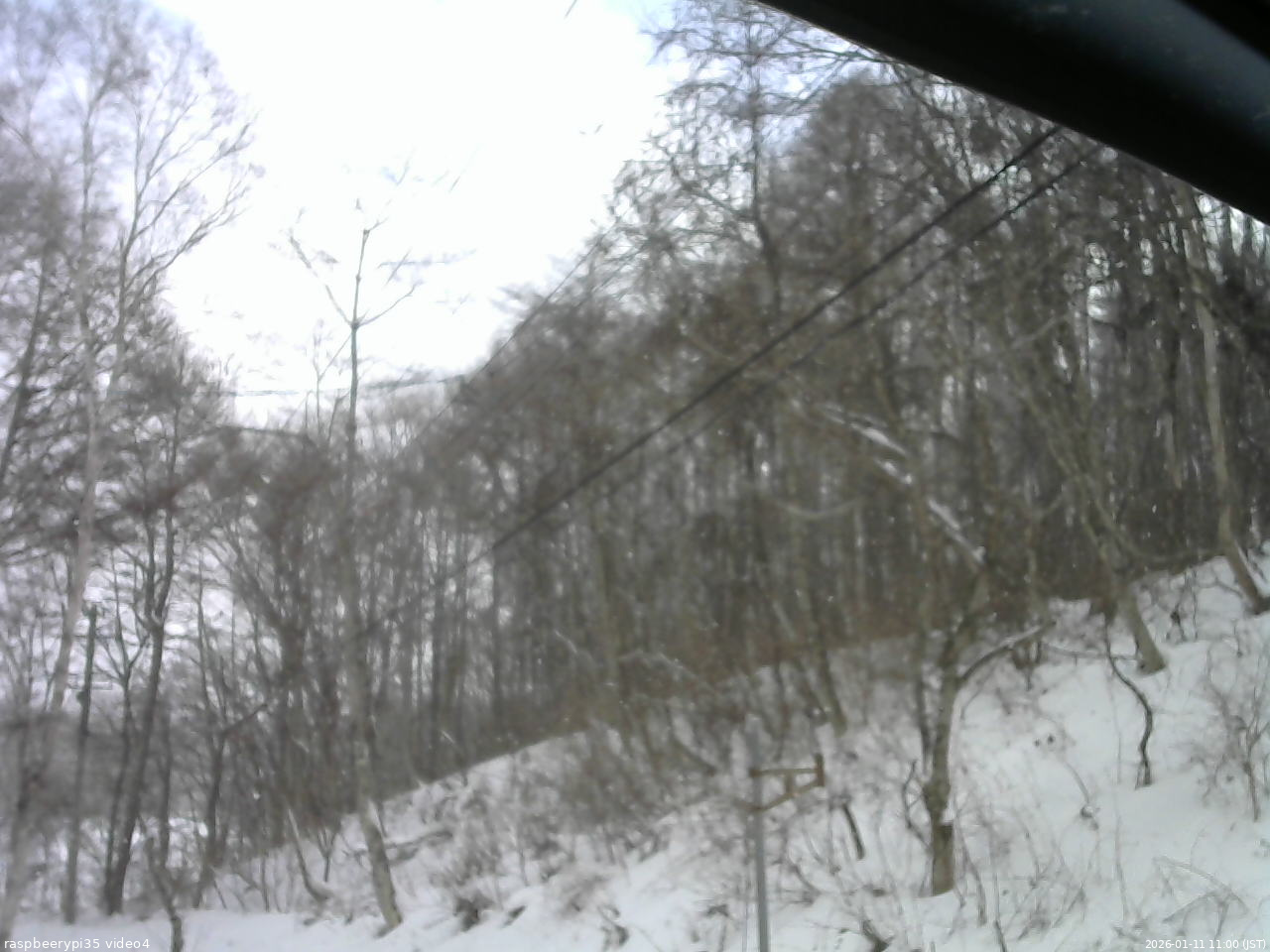 長野県菅平高原 ゆたか山荘 東側上空 2026/01/11 11:00