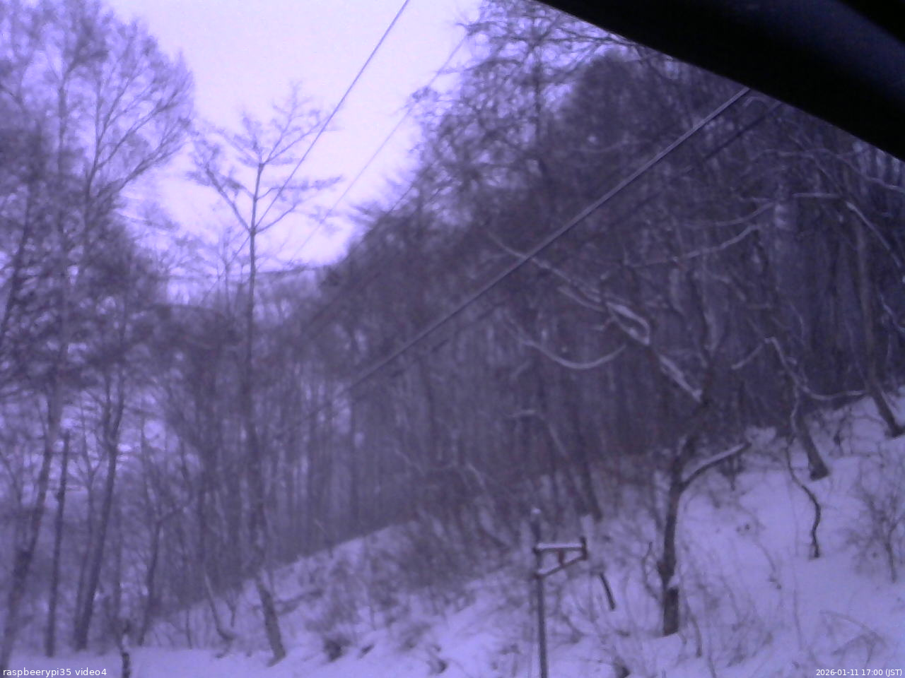 長野県菅平高原 ゆたか山荘 東側上空 2026/01/11 17:00