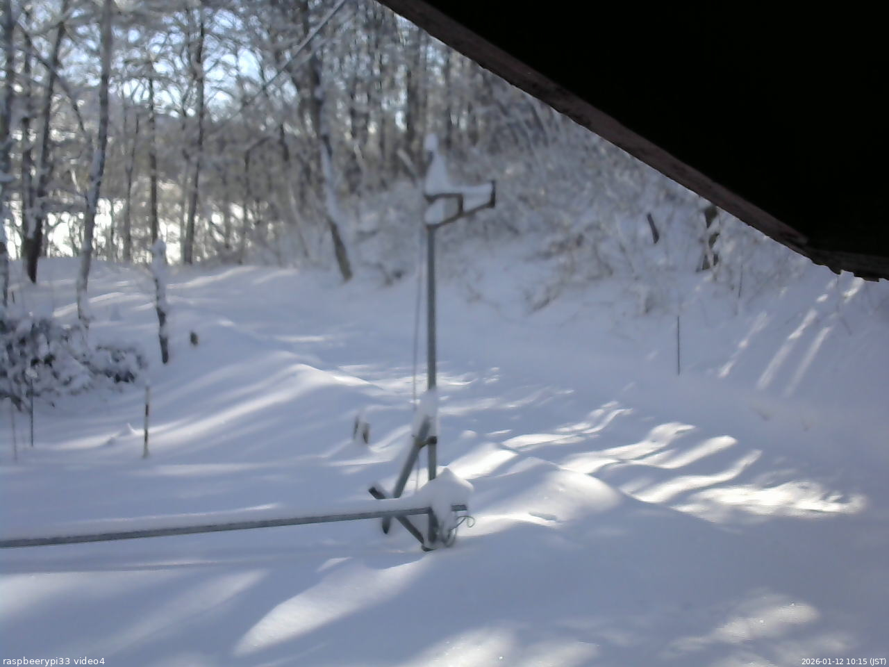 長野県菅平高原 ゆたか山荘 東側(坂下) 2026/01/12 10:15
