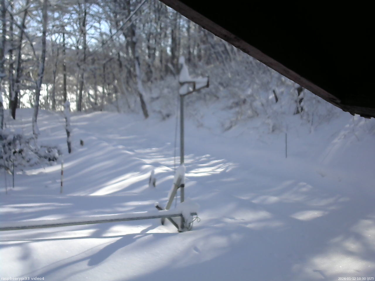 長野県菅平高原 ゆたか山荘 東側(坂下) 2026/01/12 10:30