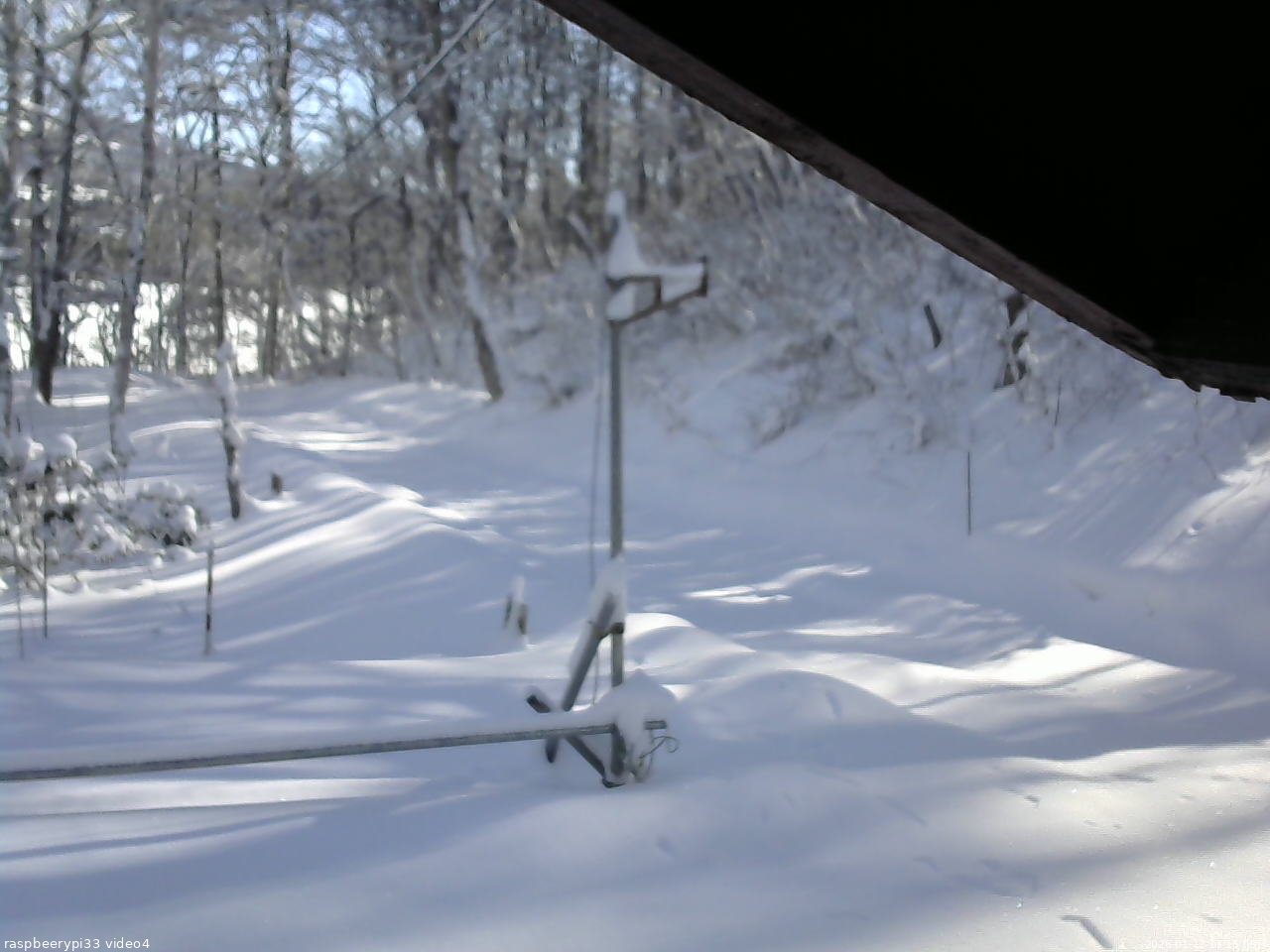 長野県菅平高原 ゆたか山荘 東側(坂下) 2026/01/12 11:15