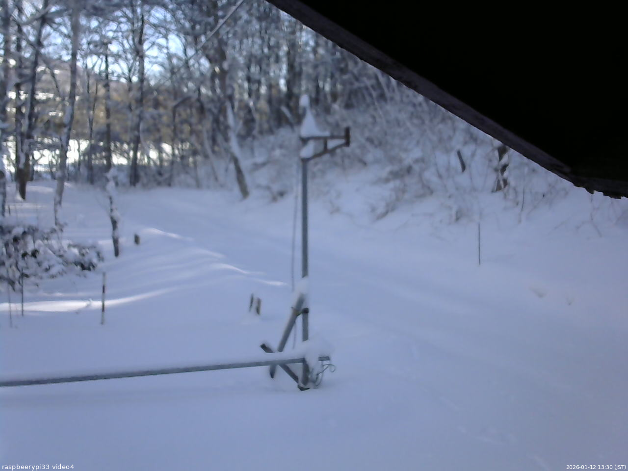長野県菅平高原 ゆたか山荘 東側(坂下) 2026/01/12 13:30