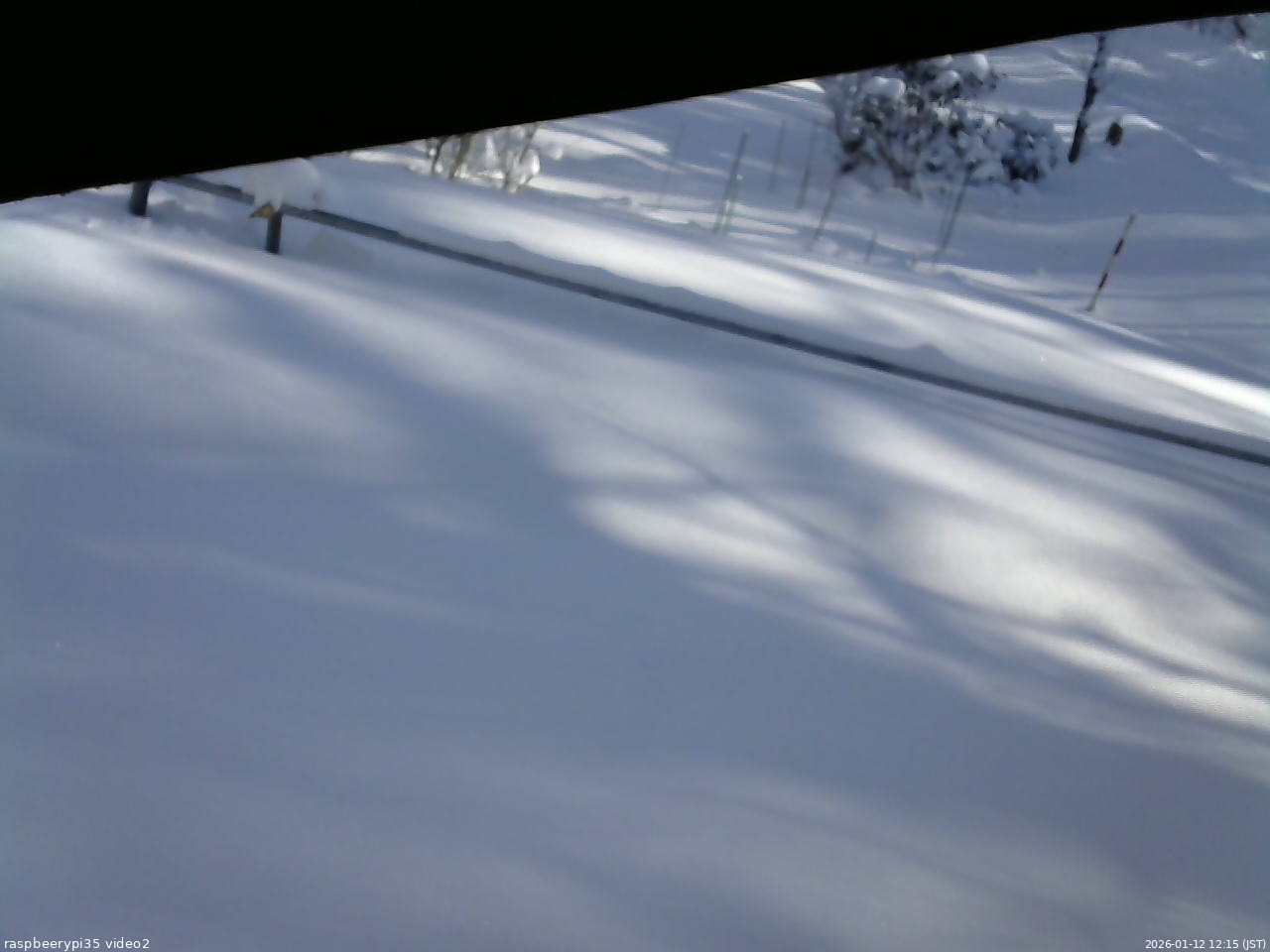 長野県菅平高原 ゆたか山荘 駐車場 2026/01/12 12:15