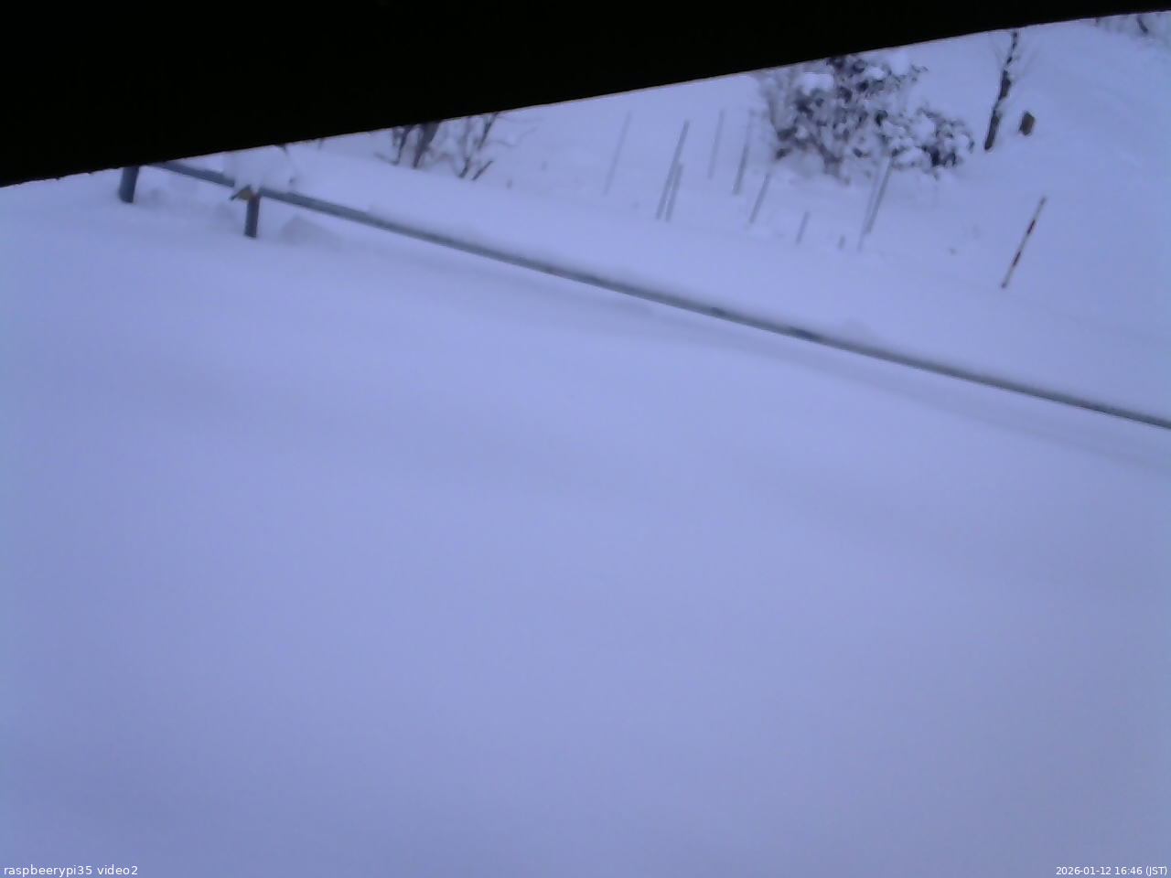 長野県菅平高原 ゆたか山荘 駐車場 2026/01/12 16:45