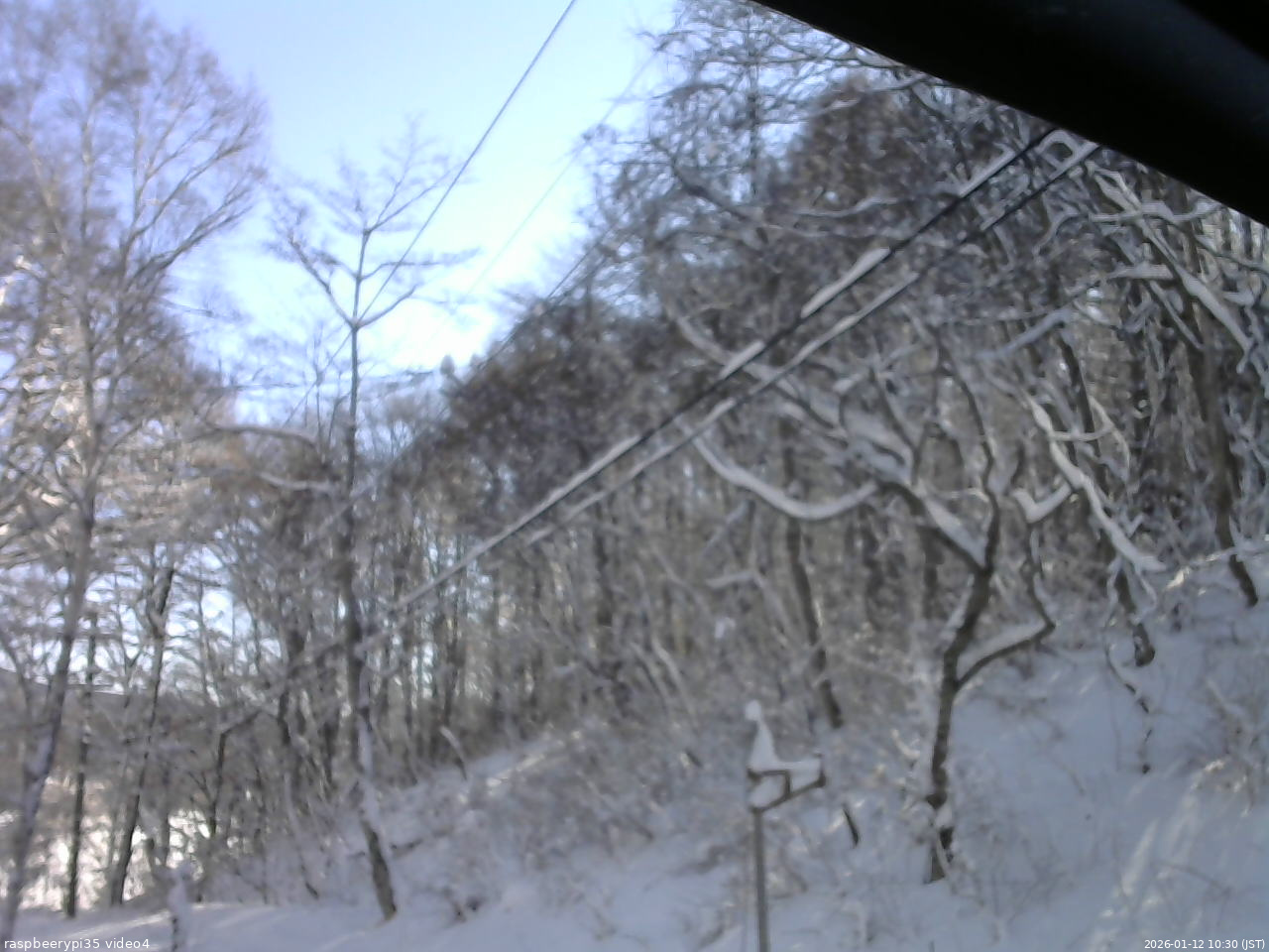 長野県菅平高原 ゆたか山荘 東側上空 2026/01/12 10:30