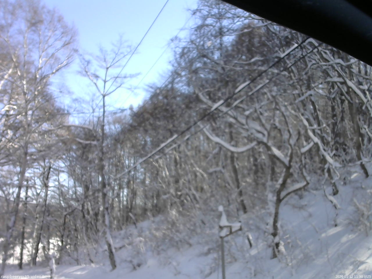 長野県菅平高原 ゆたか山荘 東側上空 2026/01/12 11:30
