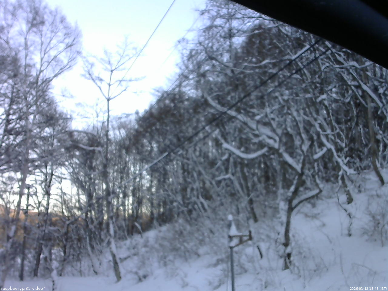 長野県菅平高原 ゆたか山荘 東側上空 2026/01/12 15:45
