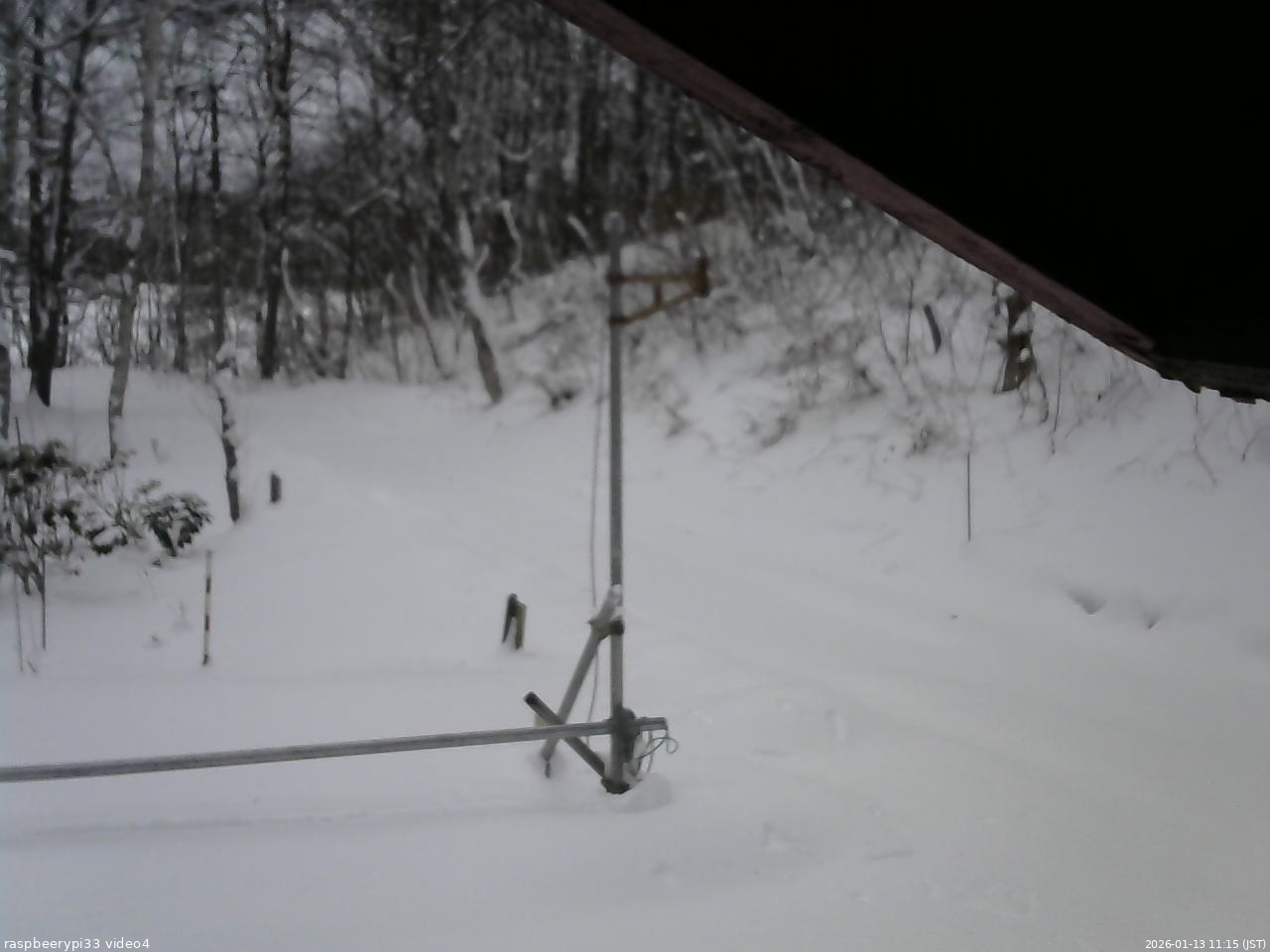 長野県菅平高原 ゆたか山荘 東側(坂下) 2026/01/13 11:15