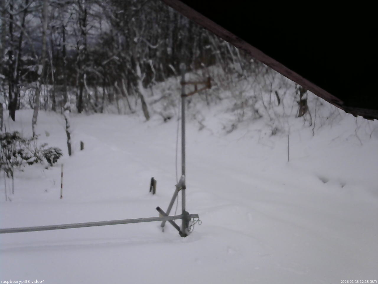 長野県菅平高原 ゆたか山荘 東側(坂下) 2026/01/13 12:15