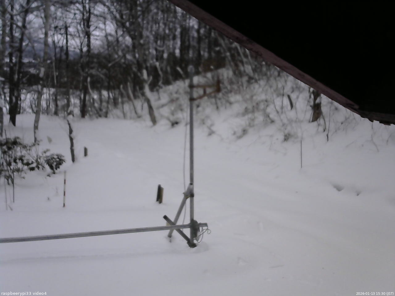 長野県菅平高原 ゆたか山荘 東側(坂下) 2026/01/13 15:30