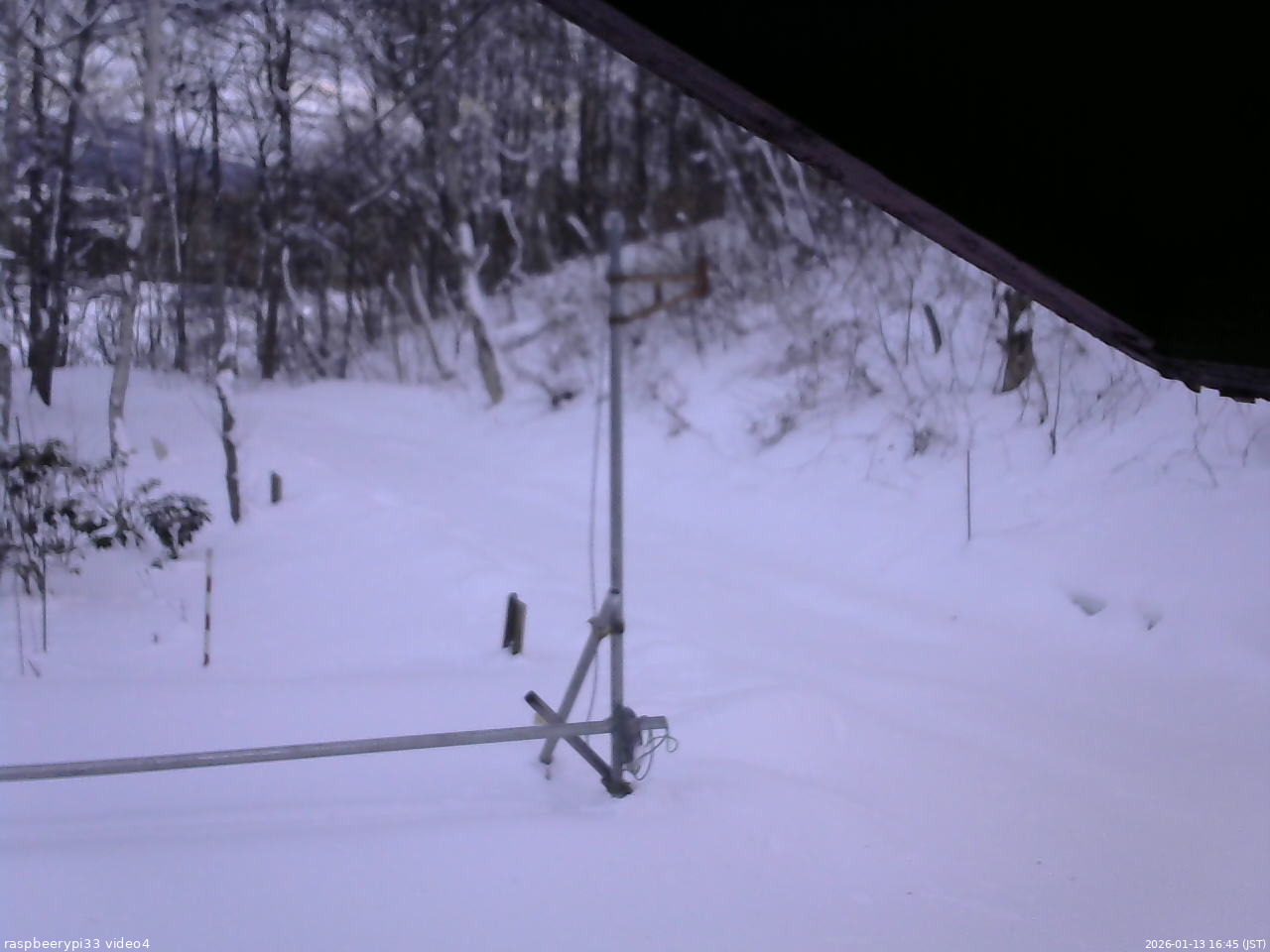 長野県菅平高原 ゆたか山荘 東側(坂下) 2026/01/13 16:45