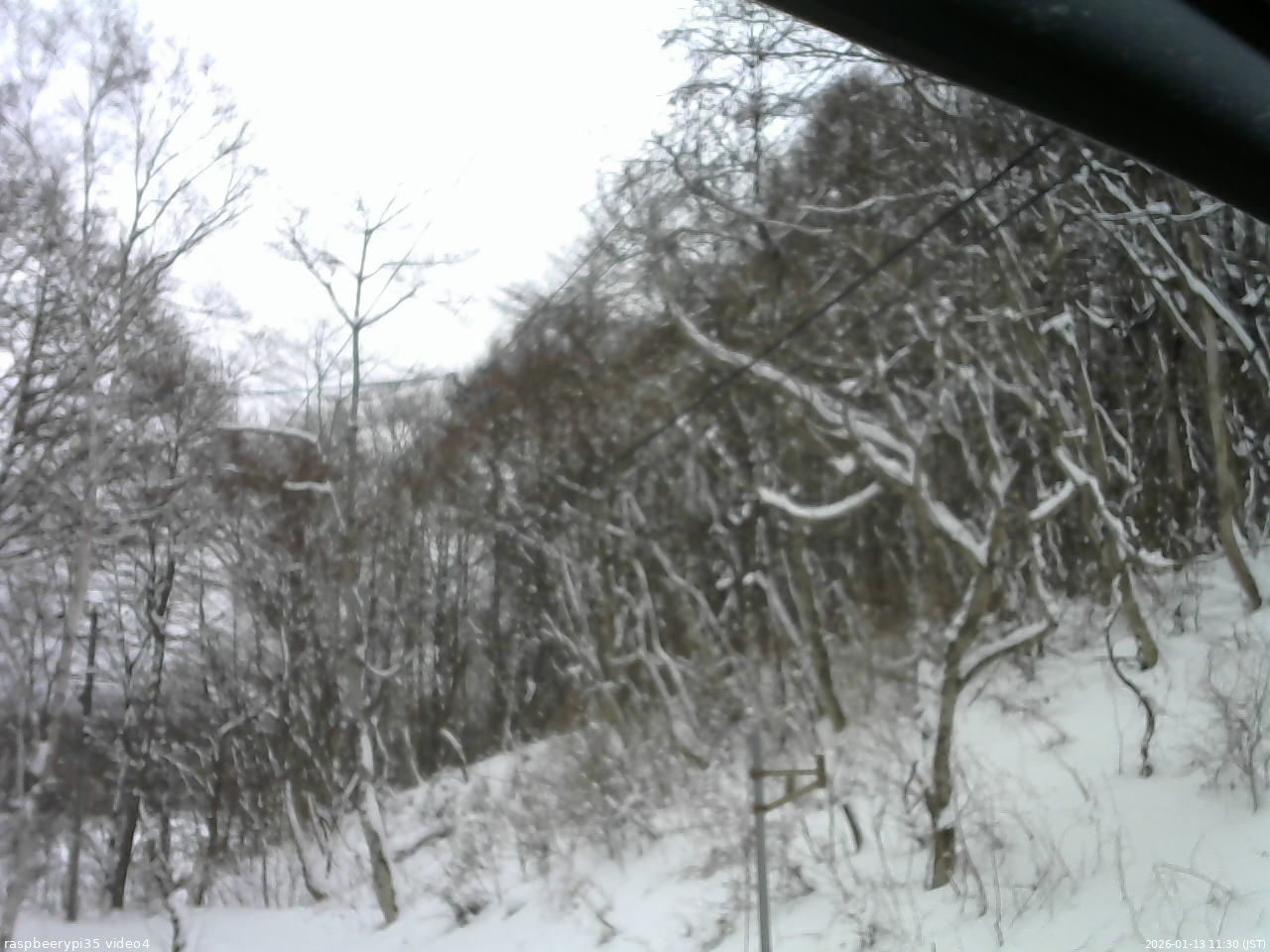 長野県菅平高原 ゆたか山荘 東側上空 2026/01/13 11:30