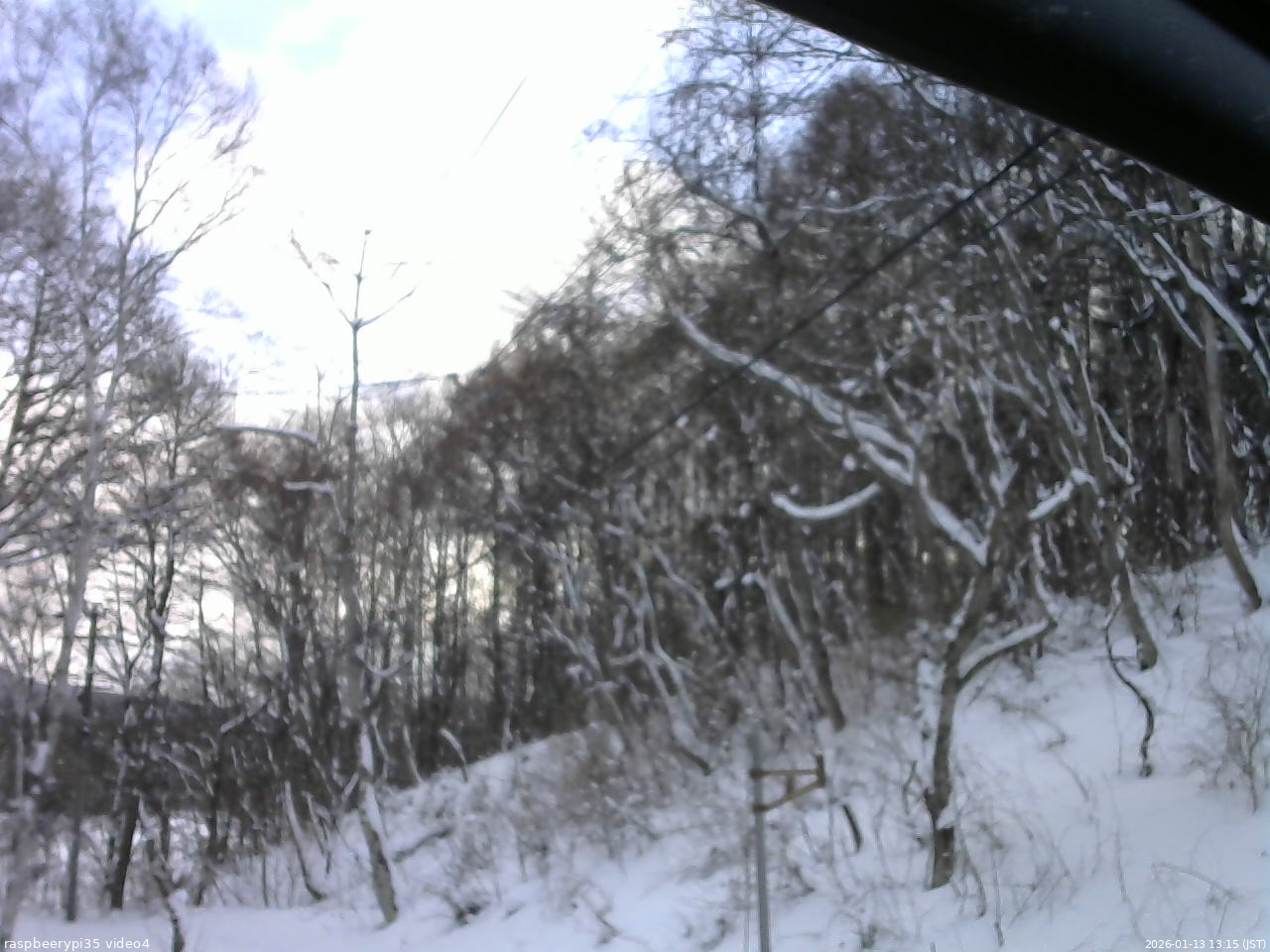 長野県菅平高原 ゆたか山荘 東側上空 2026/01/13 13:15