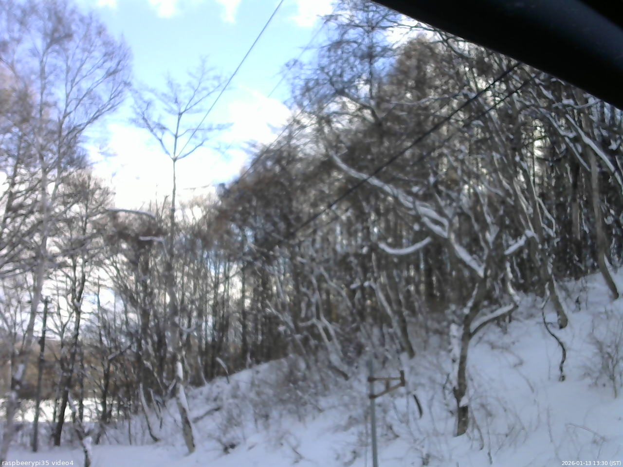 長野県菅平高原 ゆたか山荘 東側上空 2026/01/13 13:30