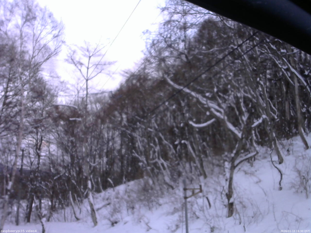 長野県菅平高原 ゆたか山荘 東側上空 2026/01/13 16:30