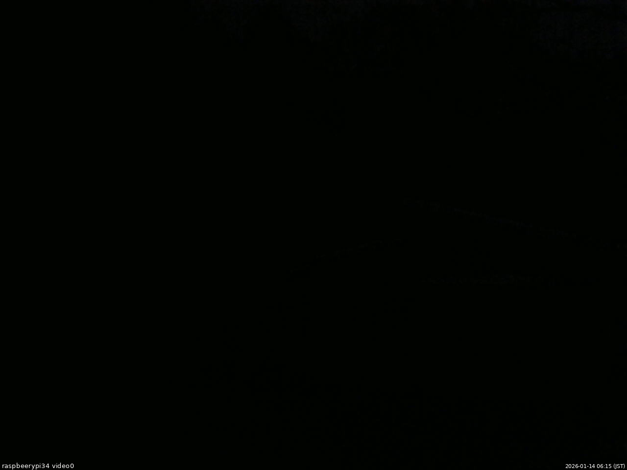 長野県菅平高原 ゆたか山荘 西側(坂上) 2026/01/14 06:15