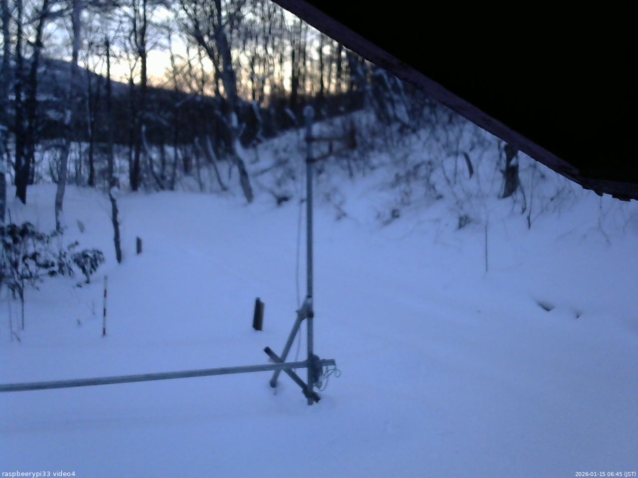 長野県菅平高原 ゆたか山荘 東側(坂下) 2026/01/15 06:45