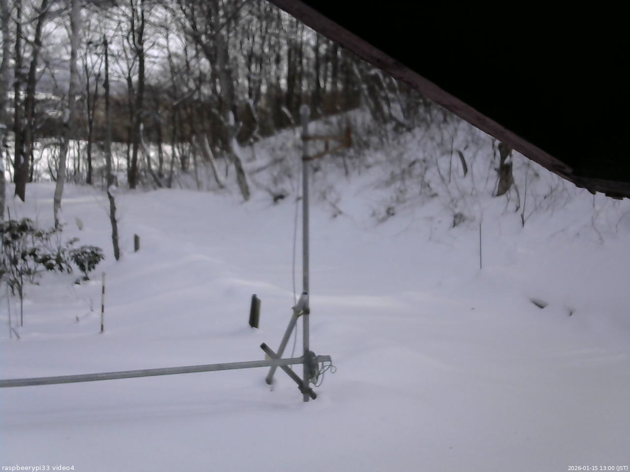 長野県菅平高原 ゆたか山荘 東側(坂下) 2026/01/15 13:00