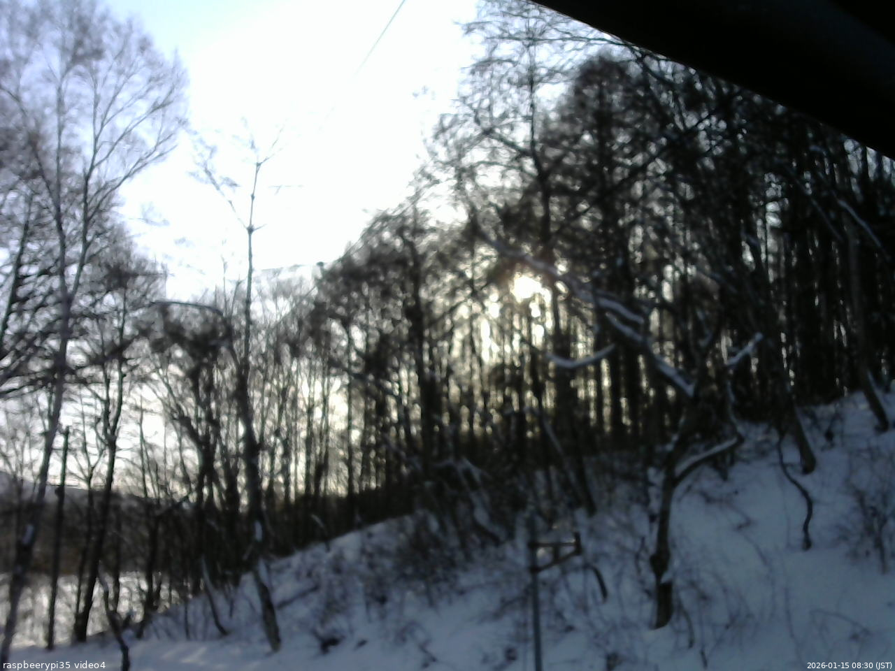 長野県菅平高原 ゆたか山荘 東側上空 2026/01/15 08:30