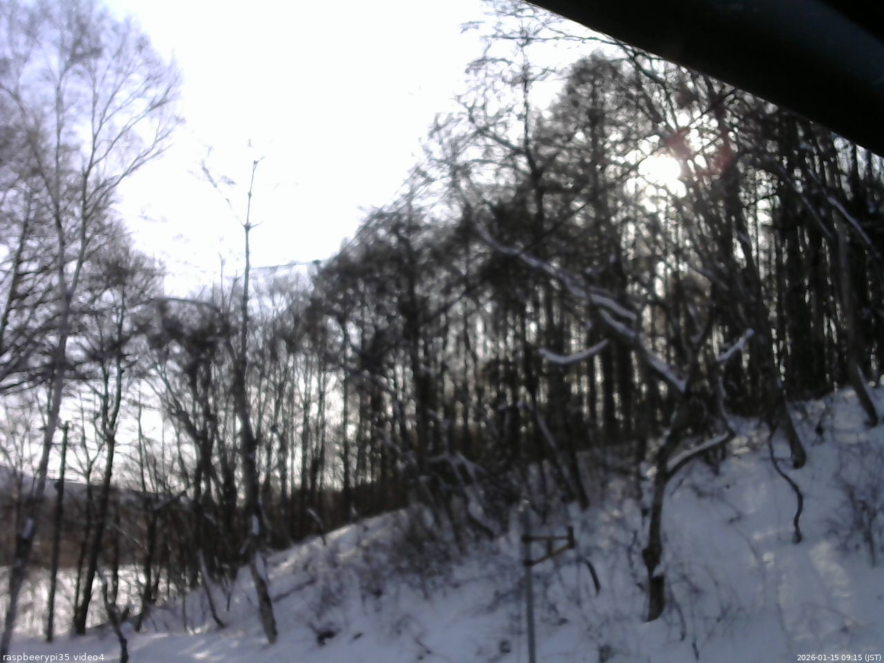 長野県菅平高原 ゆたか山荘 東側上空 2026/01/15 09:15