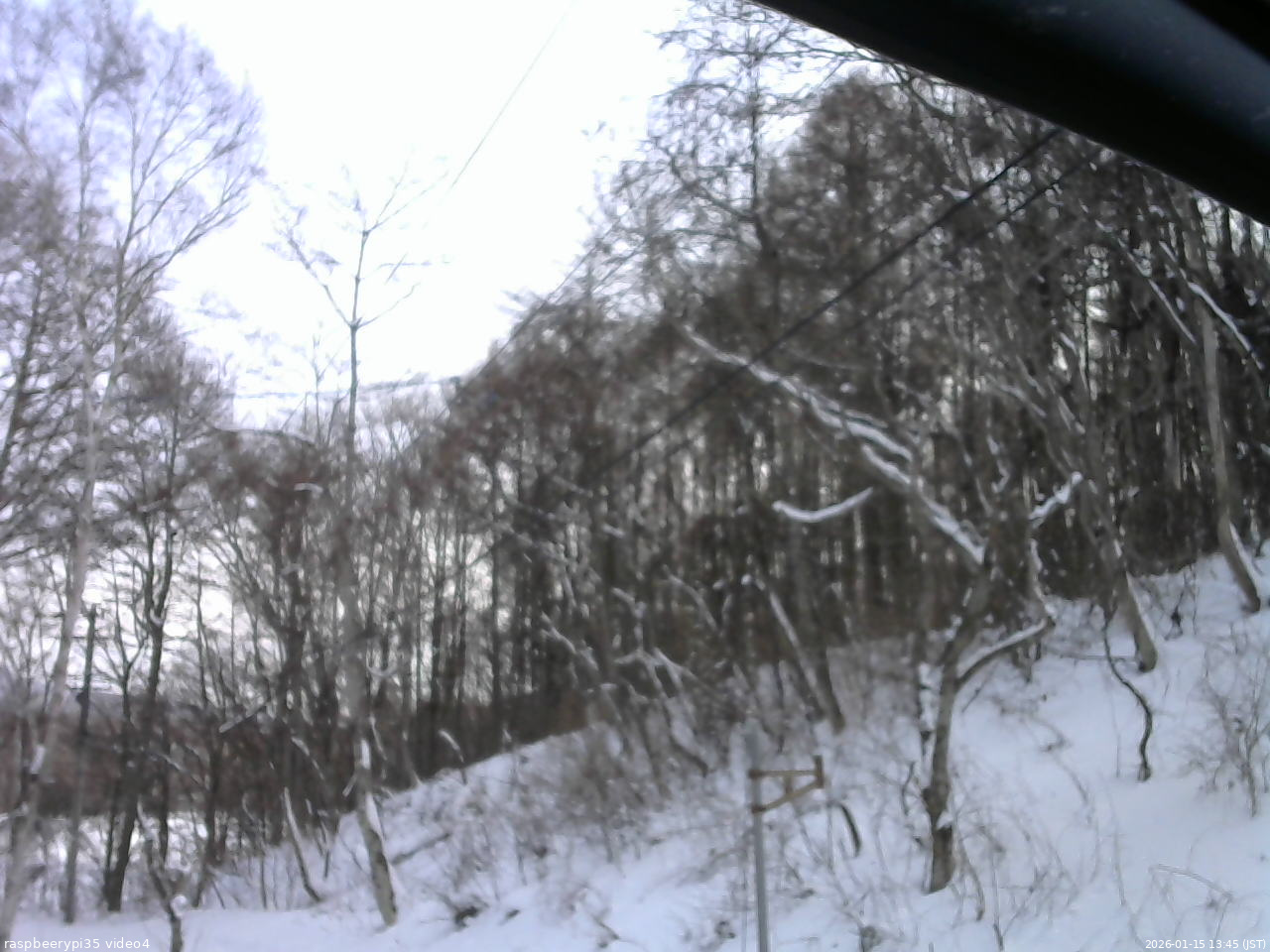 長野県菅平高原 ゆたか山荘 東側上空 2026/01/15 13:45