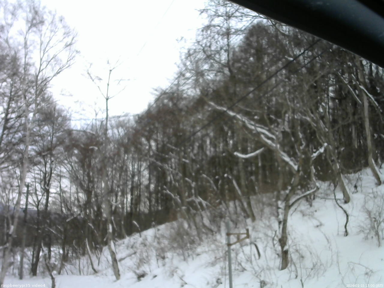 長野県菅平高原 ゆたか山荘 東側上空 2026/01/15 15:00
