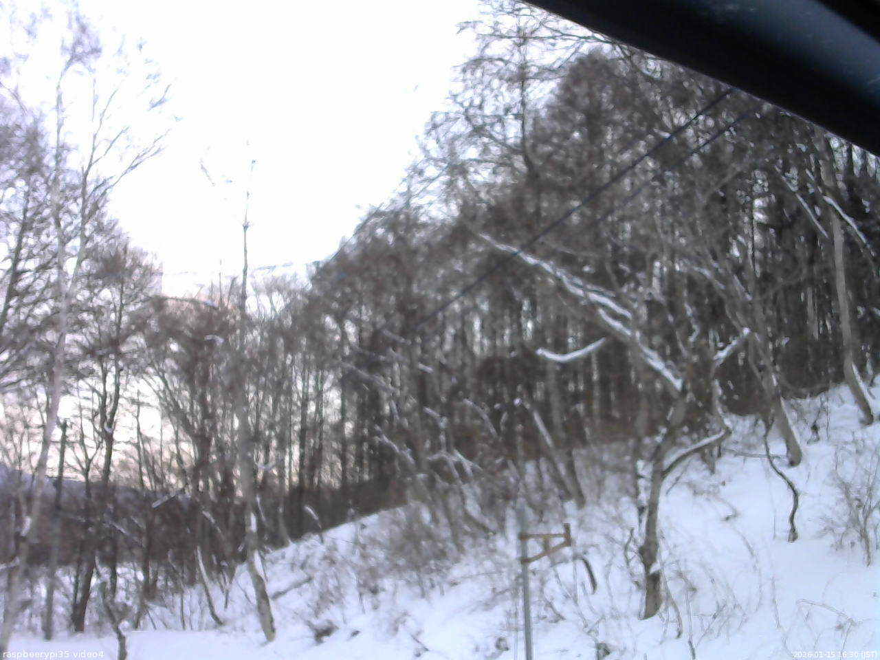 長野県菅平高原 ゆたか山荘 東側上空 2026/01/15 16:30