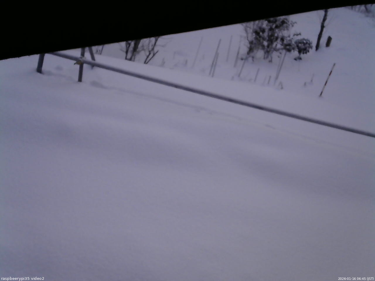 長野県菅平高原 ゆたか山荘 駐車場 2026/01/16 06:45