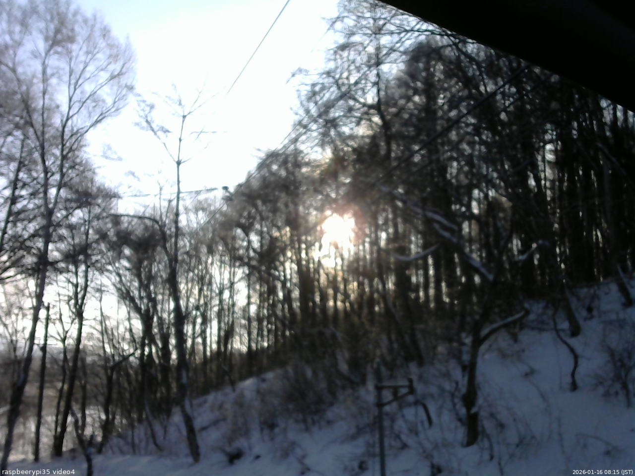 長野県菅平高原 ゆたか山荘 東側上空 2026/01/16 08:15
