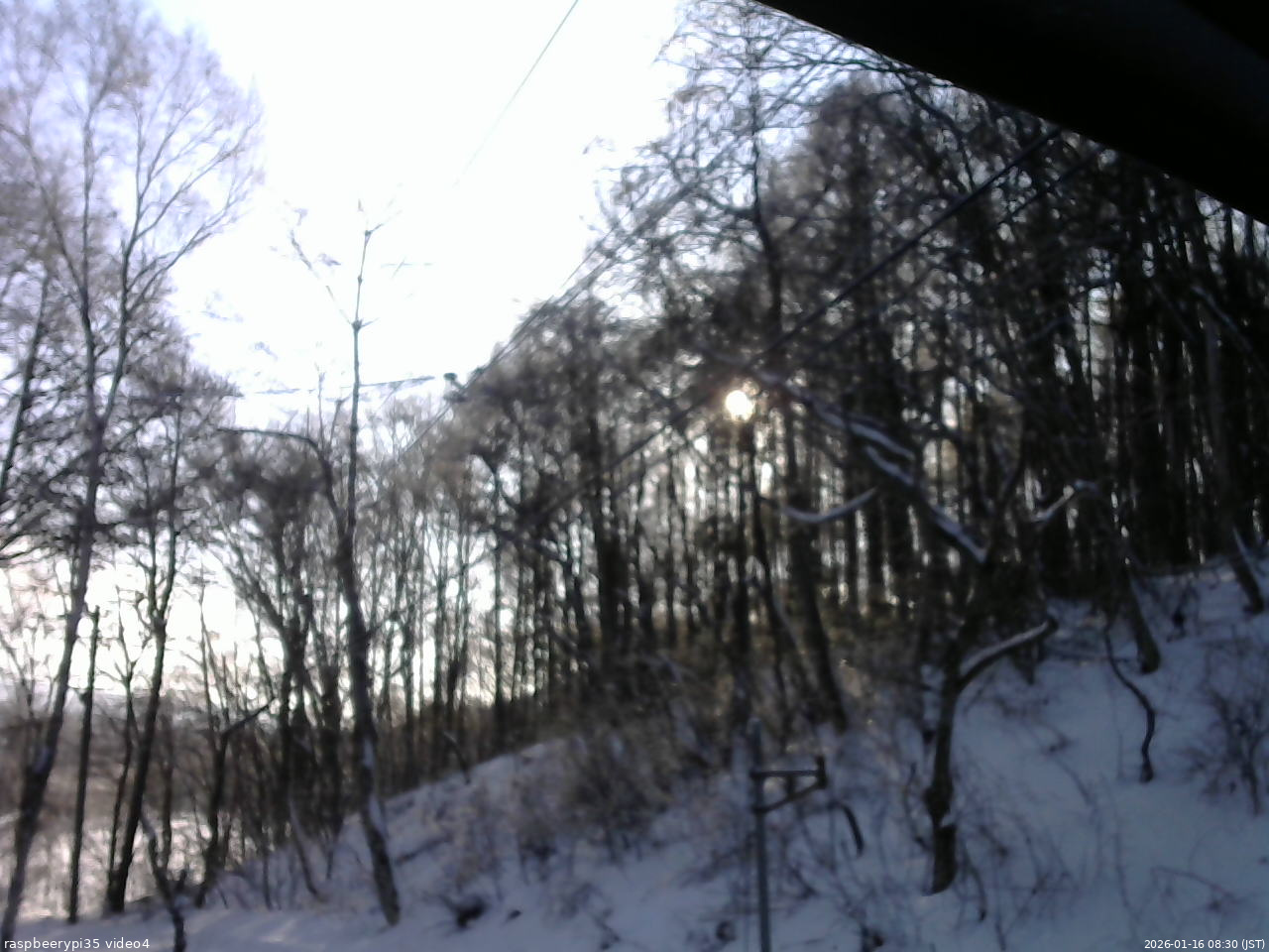 長野県菅平高原 ゆたか山荘 東側上空 2026/01/16 08:30