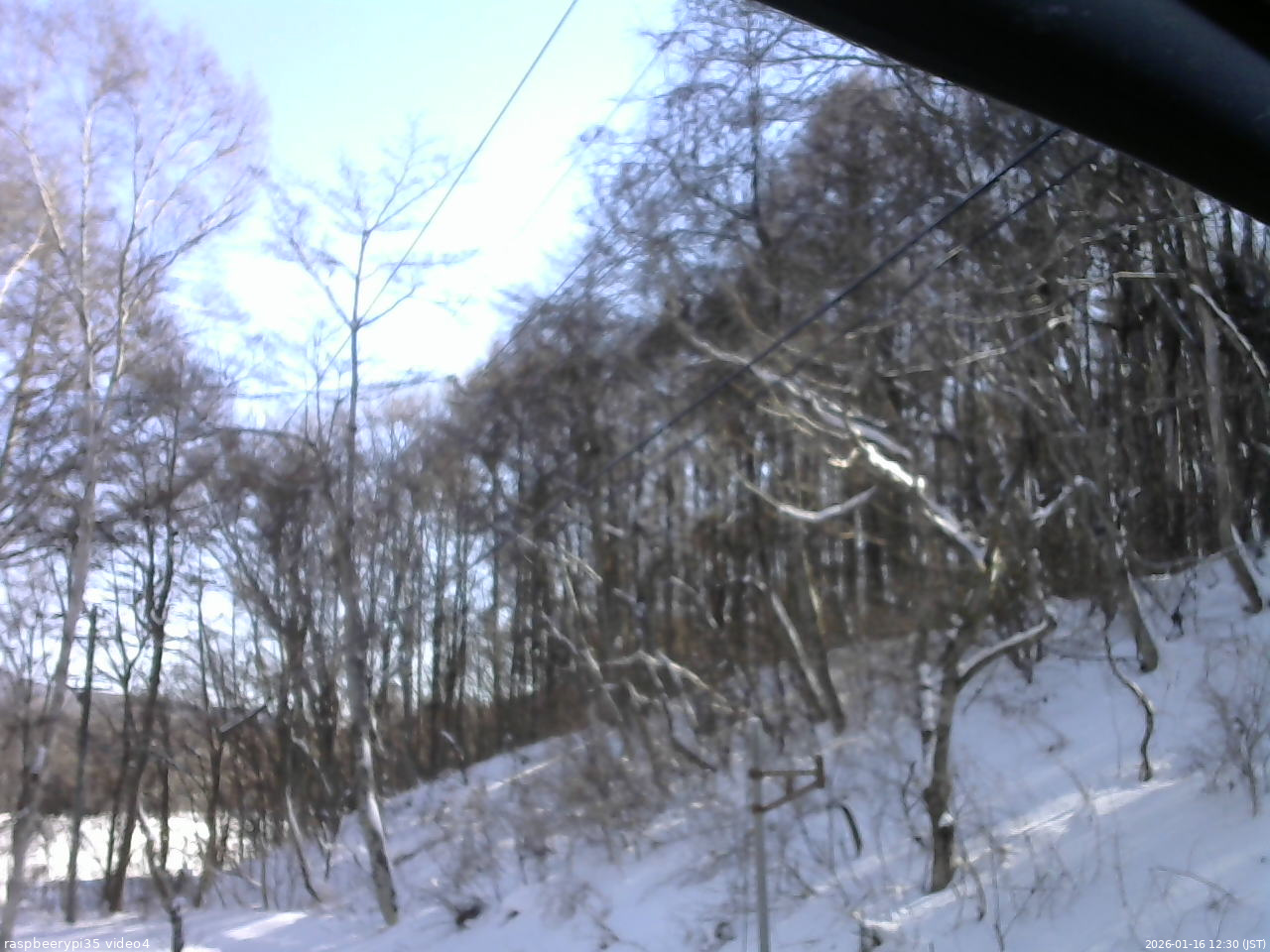 長野県菅平高原 ゆたか山荘 東側上空 2026/01/16 12:30