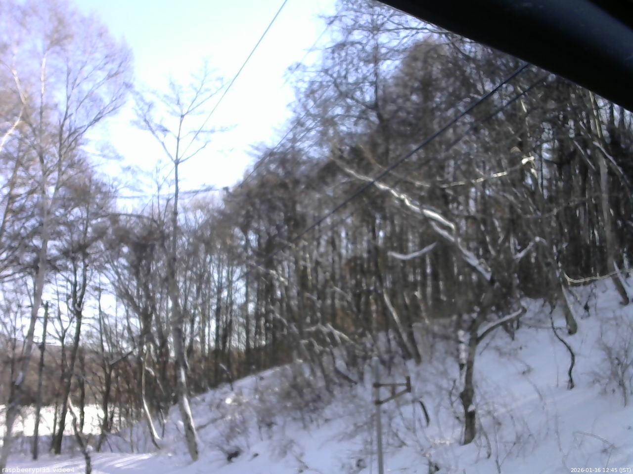 長野県菅平高原 ゆたか山荘 東側上空 2026/01/16 12:45