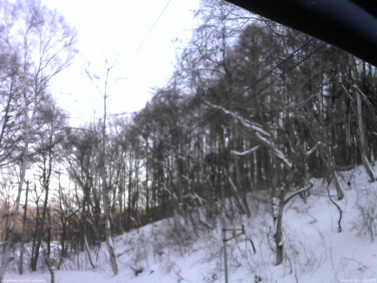 長野県菅平高原 ゆたか山荘 東側上空 2026/01/16 15:15