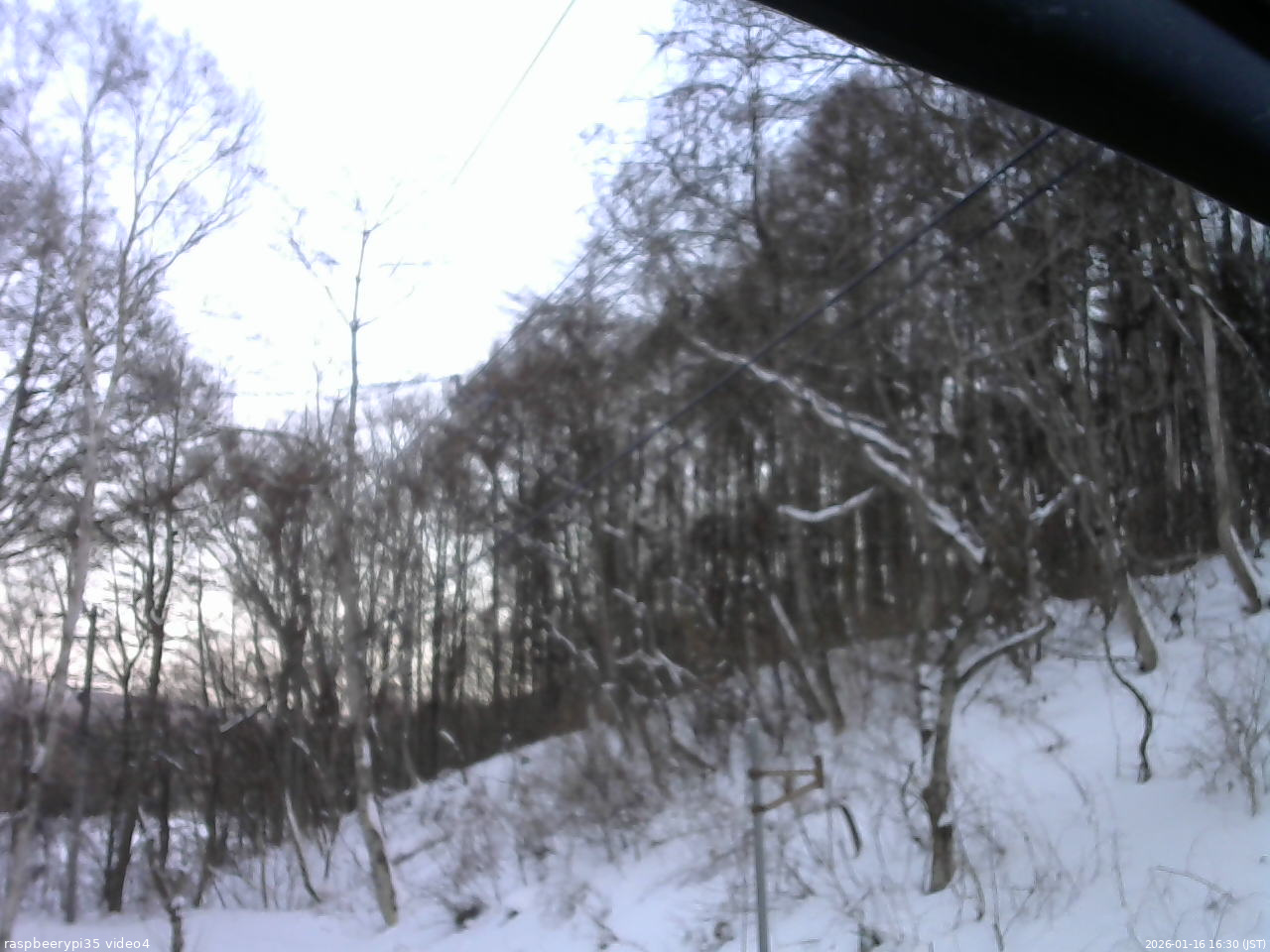 長野県菅平高原 ゆたか山荘 東側上空 2026/01/16 16:30
