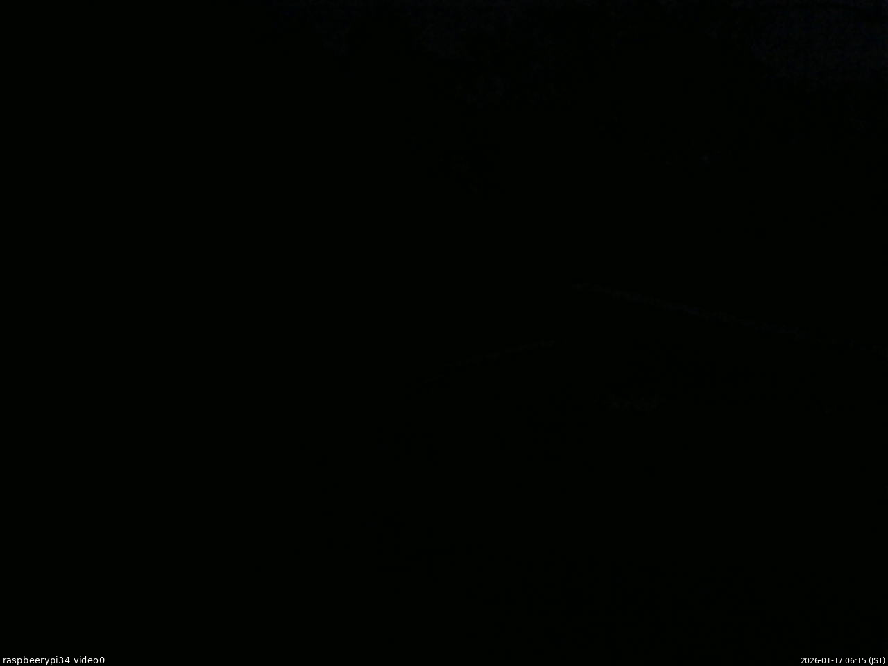 長野県菅平高原 ゆたか山荘 西側(坂上) 2026/01/17 06:15